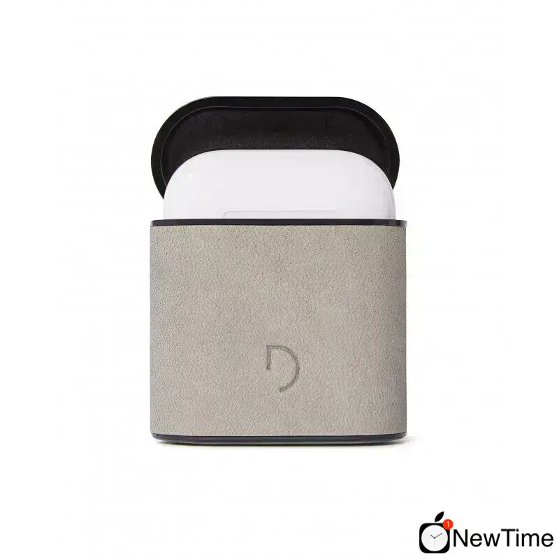 Шкіряний чохол Decoded for AirPods Stone Grey (D9APC2GY)